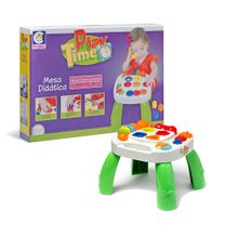 Brinquedo Educativo Mesa Play Time Múltiplas Atividades Cotiplás