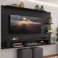 Painel para TV até 65 Polegadas Madesa Alfa Preto