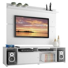 Rack Madesa Cancun e Painel para TV até 65 Polegadas - Branco