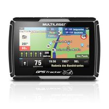 GPS para Moto LCD 4,3 Pol. Touch Resistente a Água Case com Carregador Multilaser -GP040