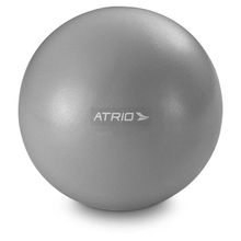 Mini Bola Fitness para Exercícios Material PVC Antiderrapante Cinza Atrio - ES239