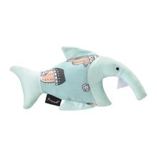 Brinquedo De Pelúcia Para Gatos Buddy Shark Azul Mimo - PP245