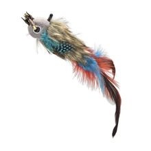 Brinquedo De Penas Para Gatos Feather Fish Azul Mimo - PP228