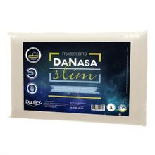 Travesseiro DaNasa Slim Espuma 100% Poliuretano Viscoelástico 61x40x09cm Duoflex