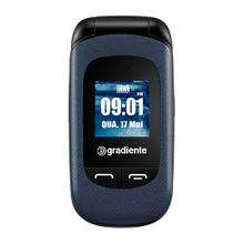 Celular Gradiente Flip Dual Chip Câmera Botão SOS MP3 GFP105