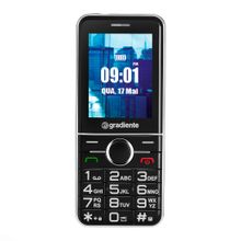 Celular Gradiente GSM Vibe Dual Chip com Lanterna e Rádio FM