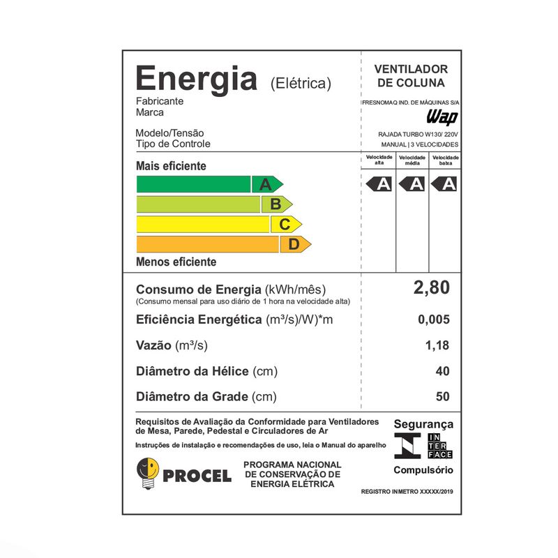 Ventilador-de-Coluna-Turbo-W130-Wap