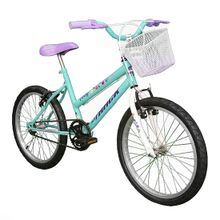 Bicicleta Juvenil Aro 20 Passeio Urbano Track E Bikes com Freios V-Brake Até 50kg Cindy