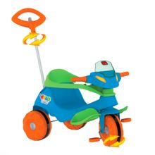 Triciclo Velobaby G2 Passeio e Pedal com Haste Removivel e Rodas Antiderrapantes Bandeirante
