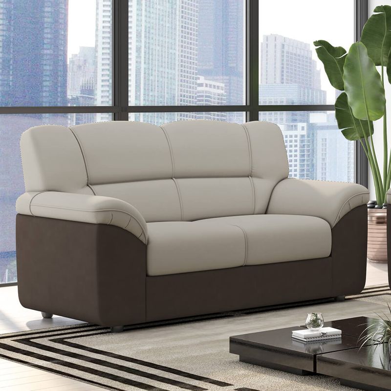 Sofa 2 Lugares Almofadas Fixas Resistente Confortável 110x150x80cm  Flexforma Estofados Ilhabela