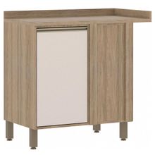 Armário de Cozinha Balcão de Canto 1 Porta Mel 95cm