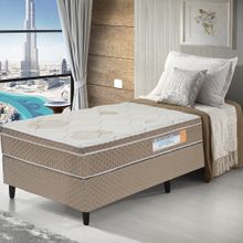 Colchão e Box Umaflex Cama de Solteiro com Molas Ensacadas D20 Lisboa 72x88x188cm