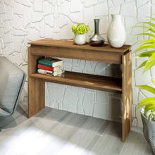 Aparador Mesa de Apoio Decorativa com Prateleira Creta