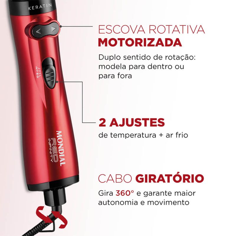 Escova-Rotativa-Red-Infinity-Ke-Mondial