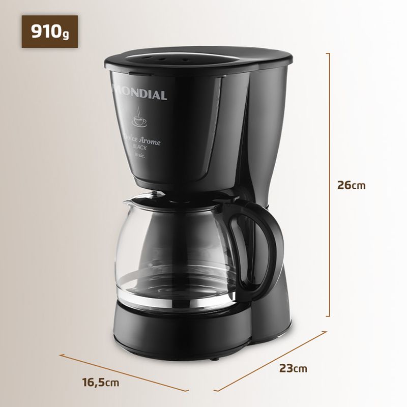 Cafeteira-El�trica-Dolce-Arome-C-30-18x-fb-Mondial