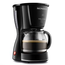 Cafeteira Eletrica Mondial 18 Xícaras com Jarra de Vidro e tampa Basculante Dolce Arome C-30-18X-FB