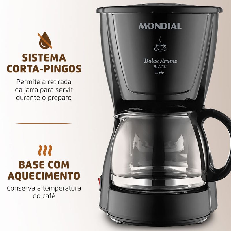 Cafeteira-El�trica-Dolce-Arome-C-30-18x-fb-Mondial
