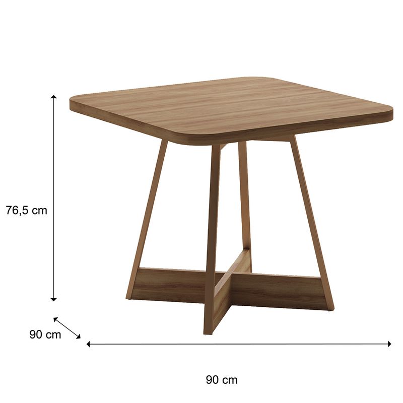 Mesa-Copa-Cozinha-Quadrada-Portofino-4l-Carraro