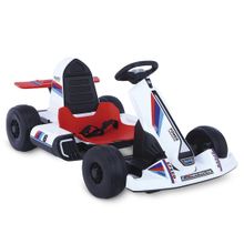 Carro Infantil Kart Elétrico Bandeirante com Luz, Som e Controle até 30kg Regulável Bivolt