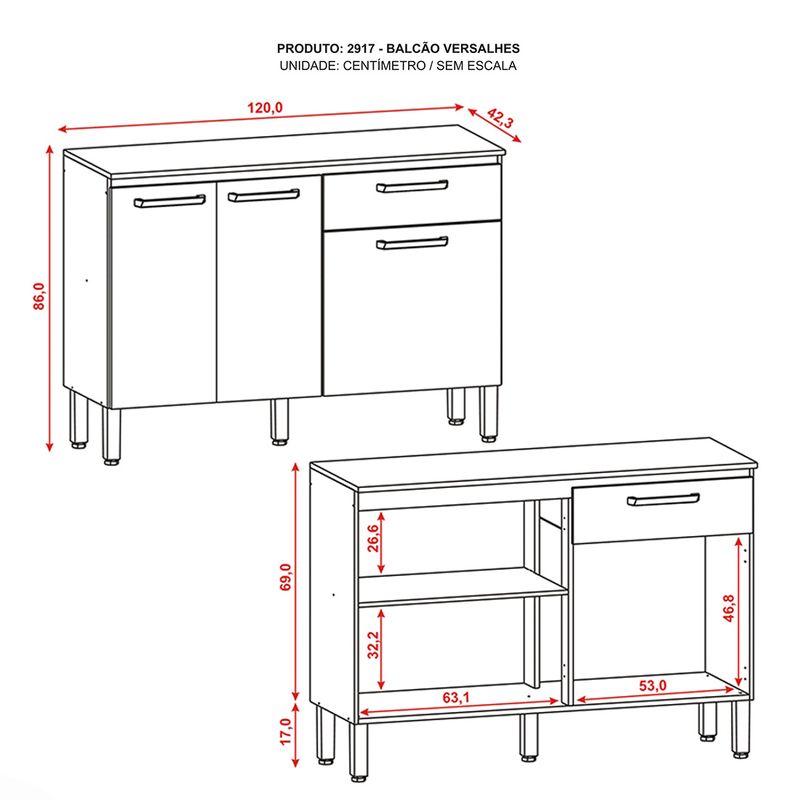 Armario-de-Cozinha-Balc�o-Versalhes-3p-1g-Kits-Paran�