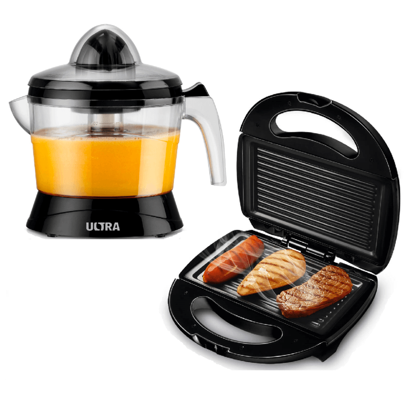 Kit Cozinha Mondial Snack Fast com Sanduicheira Grill e Espremedor S12 E04