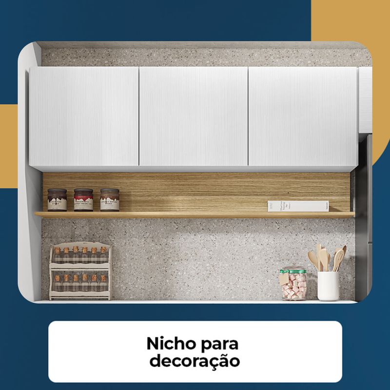 Combo-Cozinha-Completa-Cozinha-Completa-7p-1g-Line-Kits-Paran�