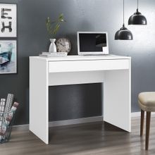 Escrivaninha Mesa Computador Compacta com Gaveta Central Ampla Demóbile Oslo 91x76x53cm