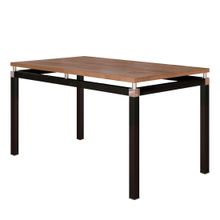 Mesa de Madeira e Aço Retangular 4 Lugares Copa e Cozinha Fabone Ávila 76,5x136x80cm