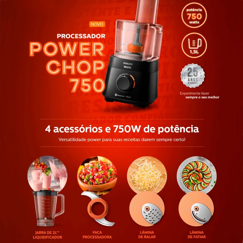Multiprocessador-Powerchop-Walita