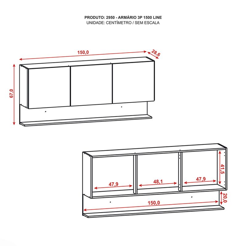 Arm�rio-A�reo-Line-3p-Kits-Paran�