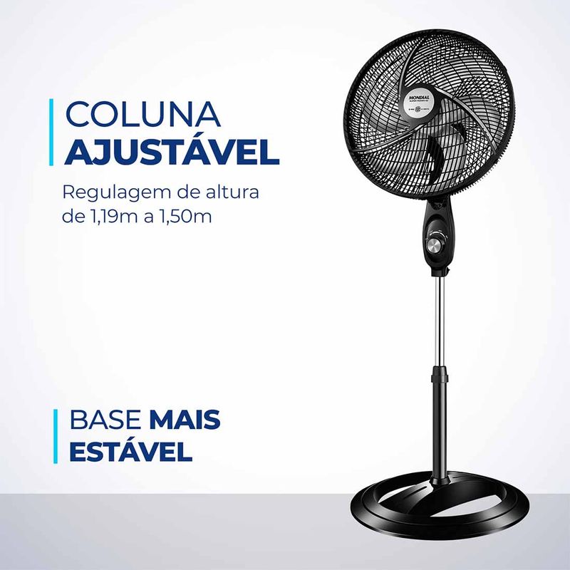 Ventilador de Coluna Mondial VSP-40C 40 cm 6 Pás 3 Velocidades em Promoção  é no Buscapé