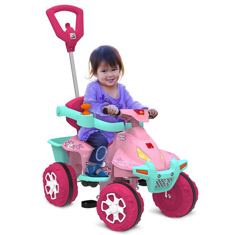 Carro-A-Pedal-Infantil-Smart-Quad-Bandeirante