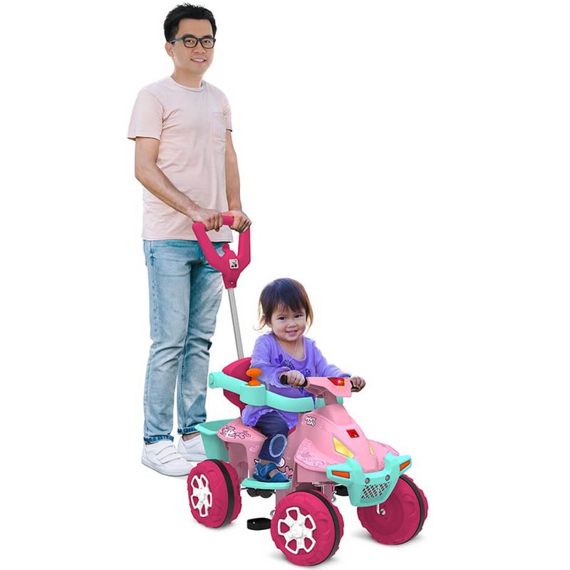 Carro-A-Pedal-Infantil-Smart-Quad-Bandeirante