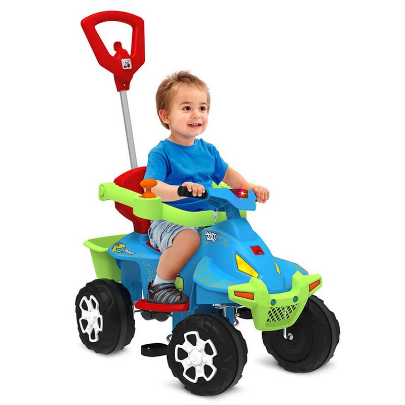 Carro-A-Pedal-Infantil-Smart-Quad-Bandeirante