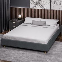 Cama Queen Size Moderna em MDF Resistente até 200kg Atlanta