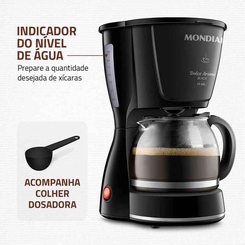 Cafeteira-El�trica-Dolce-Arome-C-30-18x-Mondial