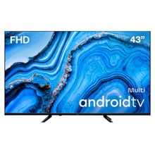 Smart TV 43" Multi D-LED Full HD HDMI USB Wi-fi Bluetooth AV Android Ethernet TL066M