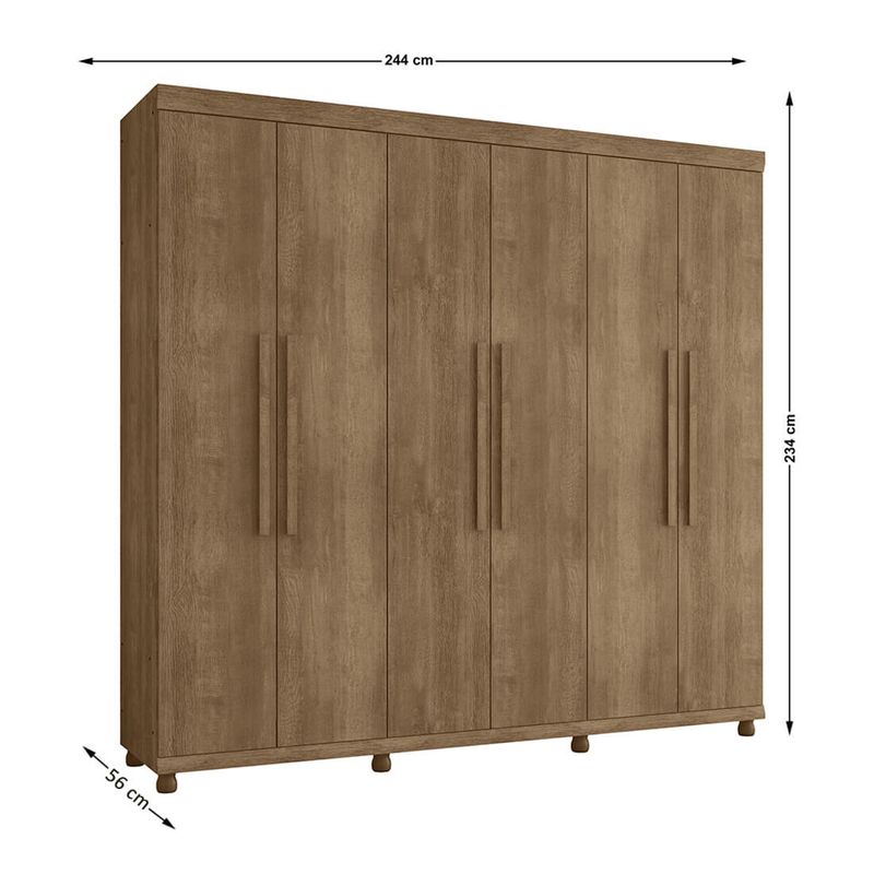 Guarda-roupa-Casal-Lisboa-6p-3g-Lanza