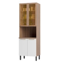 Armário de Cozinha Paneleiro 4 Portas Topázio 70cm