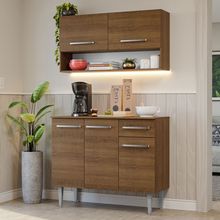 Armário de Cozinha Compacta 105cm Emilly Madesa 03