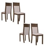 Kit-Mesa---4-Cadeiras-Roma-Viero-M�veis