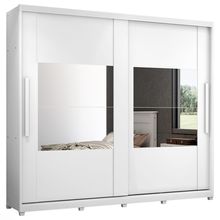 Guarda Roupa Casal 2 Portas 8 Gavetas com Espelho 100% MDF Londres