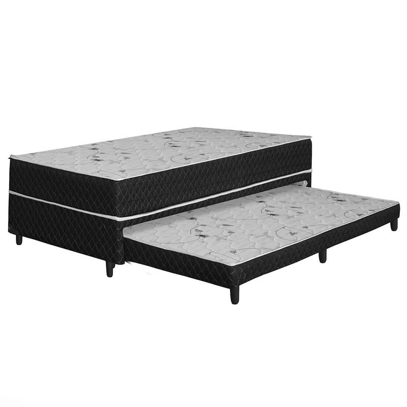 Cama Box Conjugada Solteiro Versace Plus