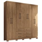 Guarda-roupa Casal Liverpool 8p 6g Santos Andirá