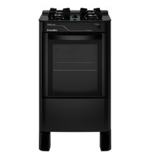 Fogão 4 Bocas Esmaltec de Piso Automático Mesa de Vidro Forno 56L Pérola Glass