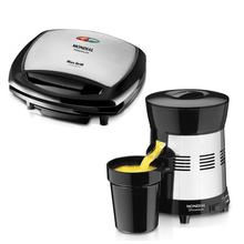 Kit Cozinha Mondial Max Grill Premium Turbo com Sanduicheira e Espremedor G-07 E-10