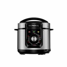 Panela Elétrica de Pressão Mondial Pratic Cook 5 Litros 10 Funções Timer Válvula Dupla 900W