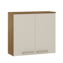 Armário de Cozinha Aéreo 2 Portas 1 Prateleira Cristal 80cm