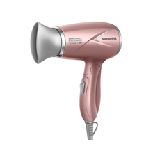 Secador de Cabelo Mondial Golden Rose Travel Íon Dobrável 2 Velocidades 1200W SC-47