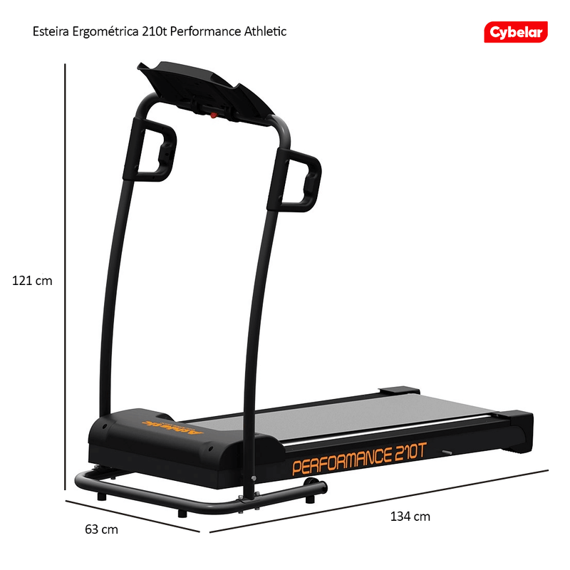 Esteira Ergometrica 210t Performance Athletic